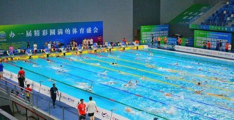 泳池新材料亮相賽場，名將領(lǐng)銜十四運會游泳測試賽啟幕